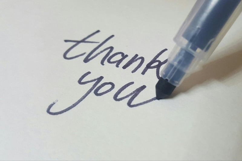 Cosmic Thank-you Notes